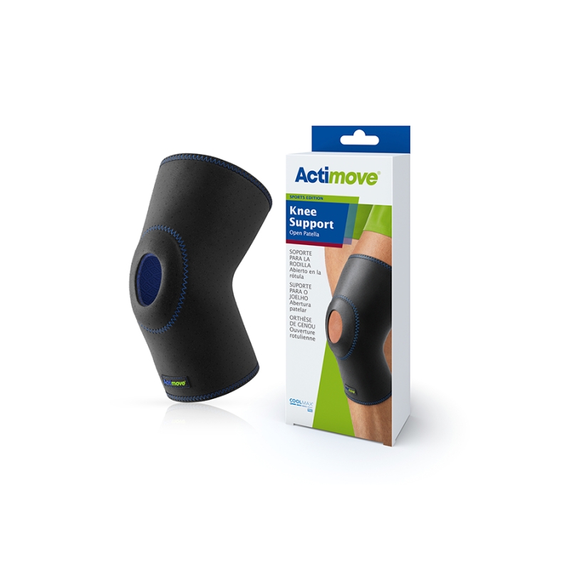 Actimove Sports Edition, orteza stawu kolanowego z odsłoniętą rzepką, rozmiar S, 1 szt.