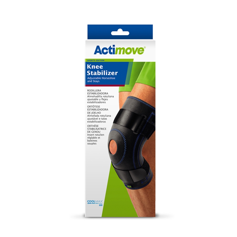 Actimove Sports Edition, orteza stawu kolanowego z regulowaną pelotą, rozmiar M, 1 szt.