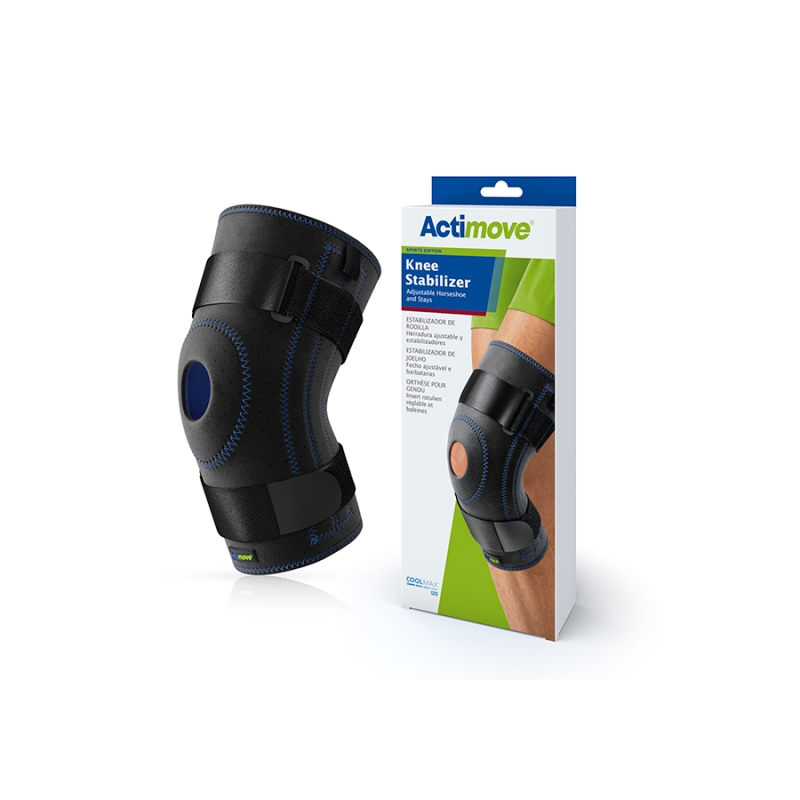 Actimove Sports Edition, orteza stawu kolanowego z regulowaną pelotą, rozmiar M, 1 szt.