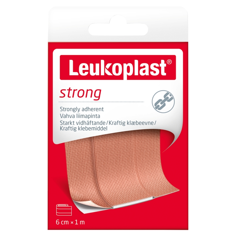 Leukoplast Strong , plaster wodoodporny 6 cm x 100 cm, 1 szt.