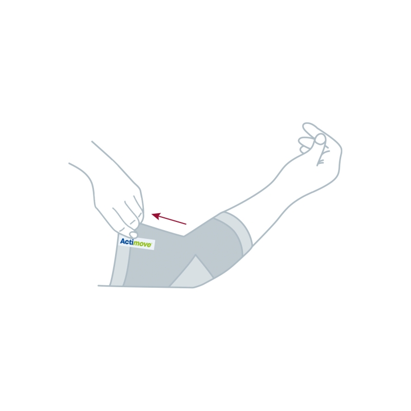 Actimove Everyday Supports, opaska na łokieć, rozmiar XL, beżowy, 1 szt.