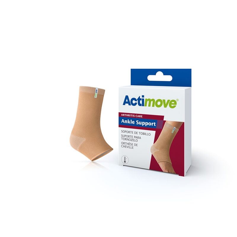 Actimove Ankle Support, opaska stawu skokowego BEIGE M, 1 szt.