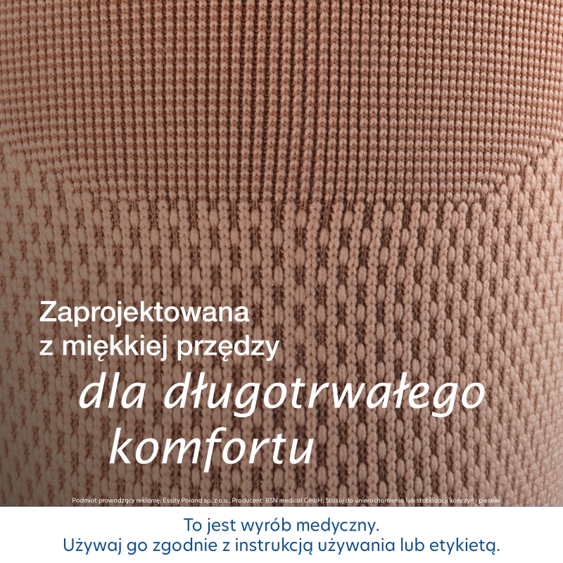 Actimove KNEE SUPPORT CLOSED PATELLA, opaska stabilizująca staw kolanowy z zabudowaną rzepką i 2 fiszbinami, rozmiar XL, 1 szt.