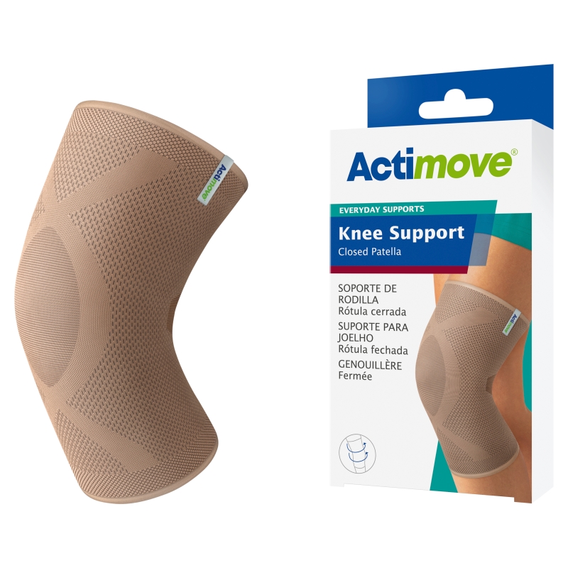 Actimove Everyday Supports, opaska stabilizująca staw kolanowy z zabudowaną rzepką i 2 fiszbinami, rozmiar L, 1 szt.