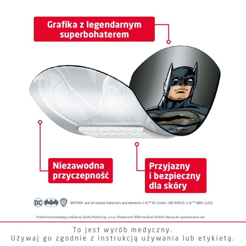 Leukoplast Kids Hero Edition , plastry na skaleczenia dla dzieci, 12 szt.