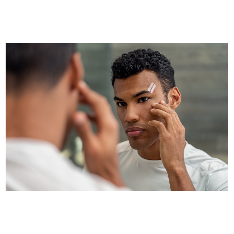 Steri Strip Paski do zamykania ran , białe: 3 x 75 mm - 5 szt. + 6 x 75 mm - 3 szt.