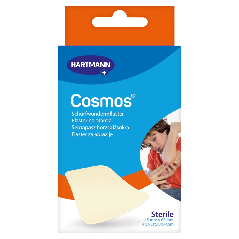 Cosmos , plaster na otarcia 45 mm x 65 mm, 4 szt.