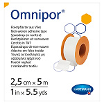 Plaster OMNIPOR włókninowy na kółku, 2,5 cm x 5 m