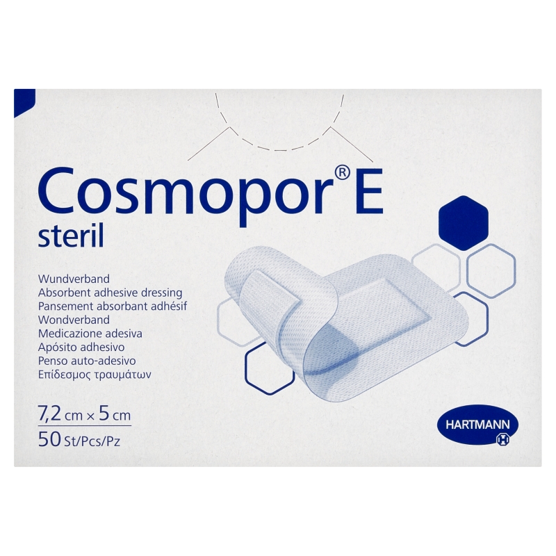 COSMOPOR E opatrunek jałowy 7,2 x 5 cm, 50 szt.