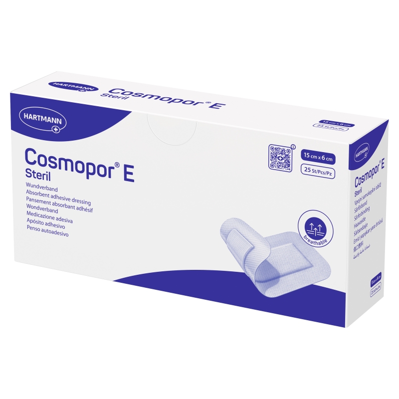 COSMOPOR E, opatrunek jałowy 15 x 6 cm, 25 szt.