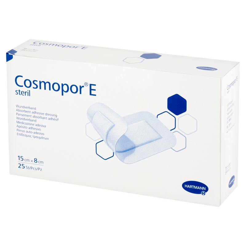 COSMOPOR E , opatrunek jałowy 15 x 8 cm, 25 szt.