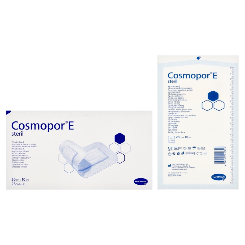 COSMOPOR E , opatrunek jałowy 20 x 10 cm, 25 szt.