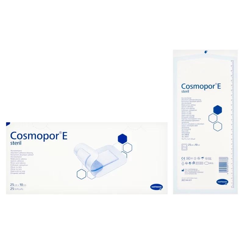 COSMOPOR E, opatrunek jałowy, 25 x 10 cm, 25 szt.