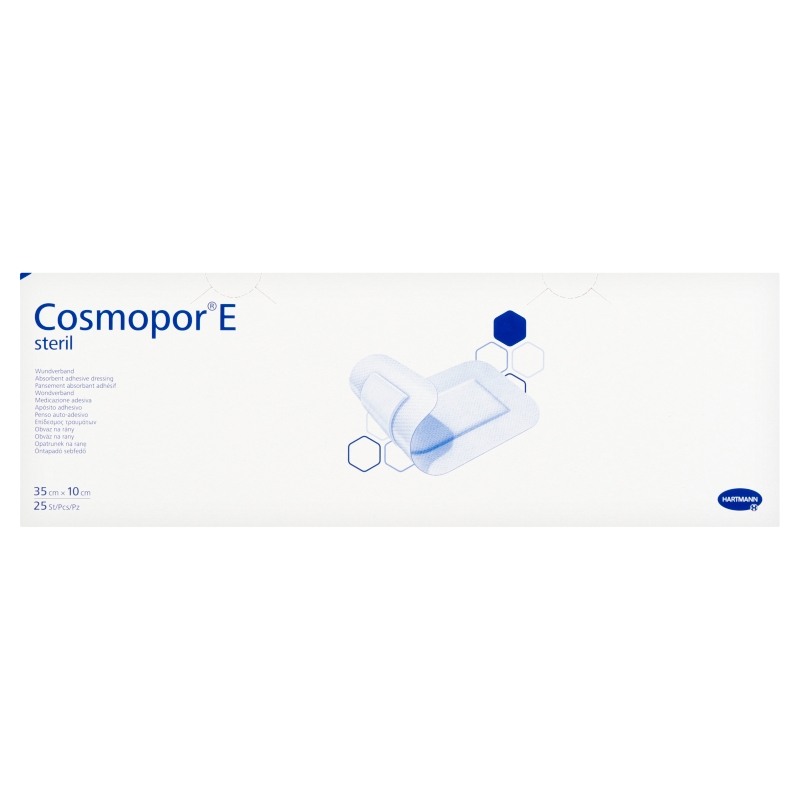 COSMOPOR E , opatrunek jałowy 35 x 10 cm, 25 szt.