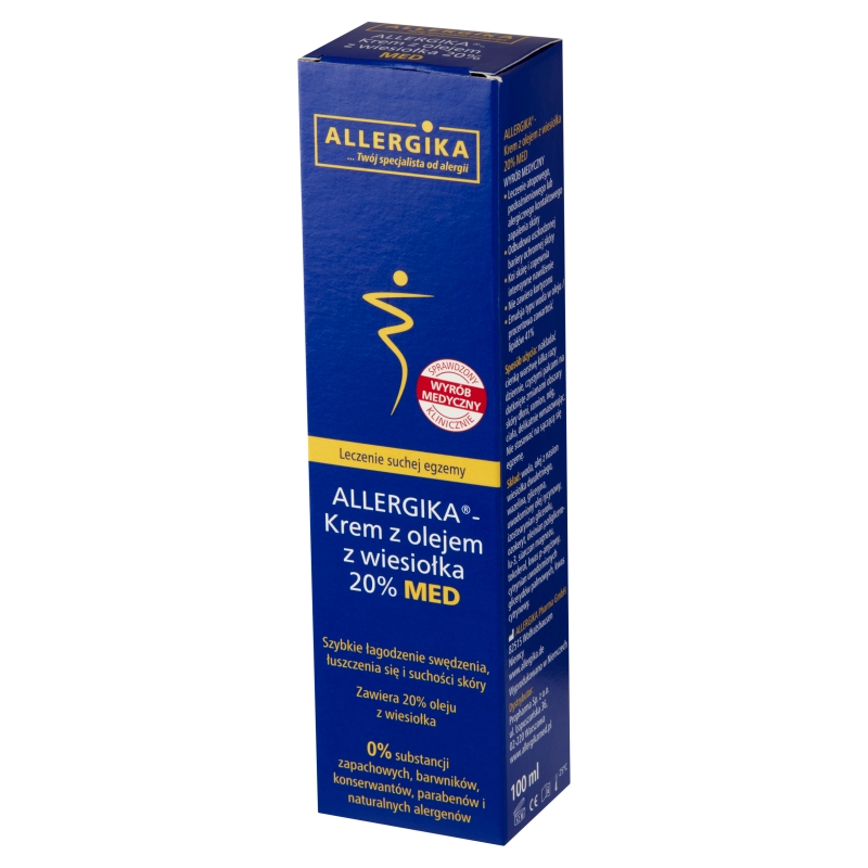 Allergika Med, krem z olejem z wiesiołka 20%