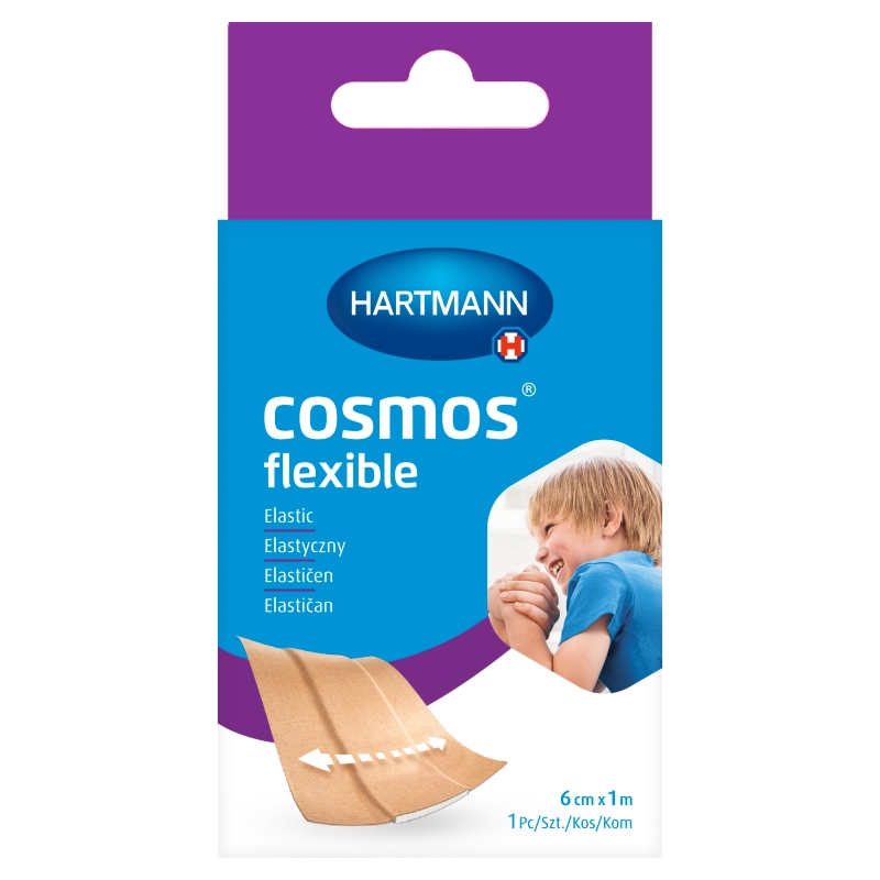 Cosmos Flexible , plaster elastyczny 6 cm x 1 m, 1 szt.
