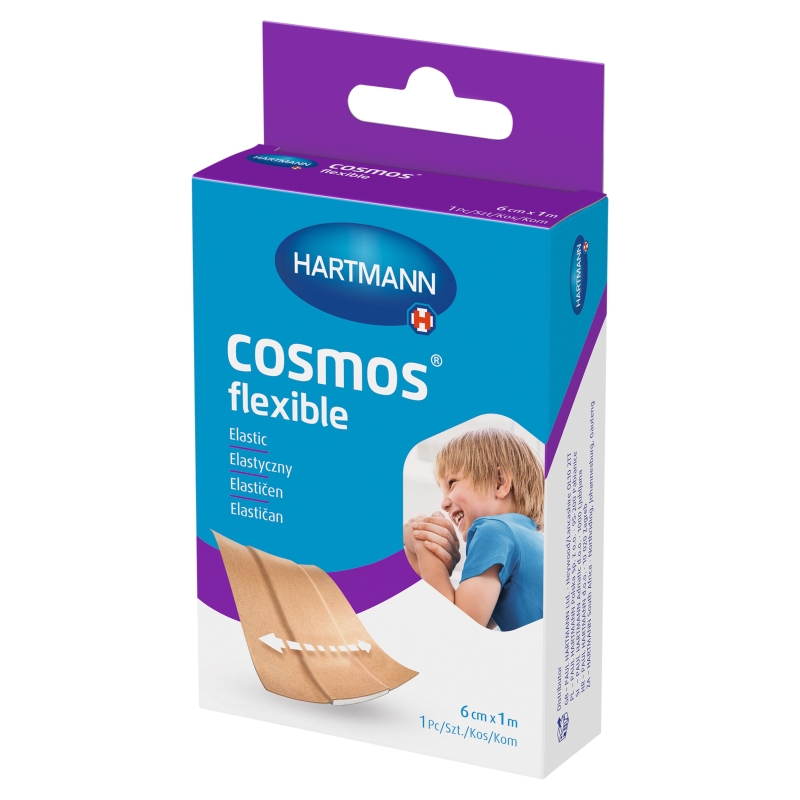 Cosmos Flexible , plaster elastyczny 6 cm x 1 m, 1 szt.