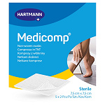 Kompresy MEDICOMP z włókniny 7,5 x 7,5 cm, 10 szt.