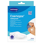 Cosmopor waterproof opatrunek samoprzylepny przezroczysty 10 cm x 8 cm, 5 szt.