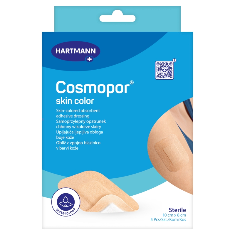 Cosmopor skin color , opatrunek samoprzylepny w kolorze skóry 10 cm x 8 cm, 5 szt.