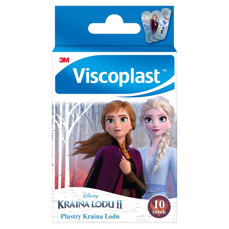 Viscoplast Plastry Kraina Lodu, dla dzieci, 10 szt.