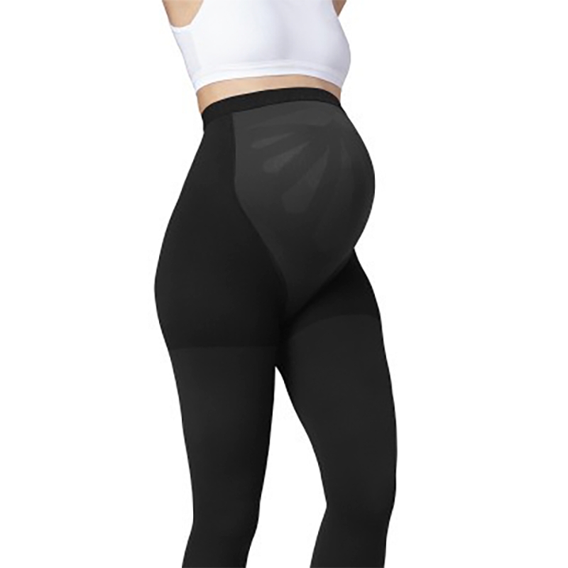 JOBST Maternity Opaque, rajstopy uciskowe dla kobiet w ciąży, CCL1 czarne, rozmiar 4 ZP, 1 para