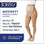 JOBST Maternity Opaque, rajstopy uciskowe dla kobiet w ciąży, CCL1 karmel, rozmiar 5 ZP, 1 para