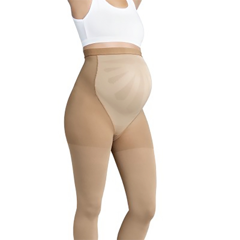 JOBST Maternity Opaque, rajstopy uciskowe dla kobiet w ciąży, CCL1 karmel, rozmiar 4 ZP, 1 para