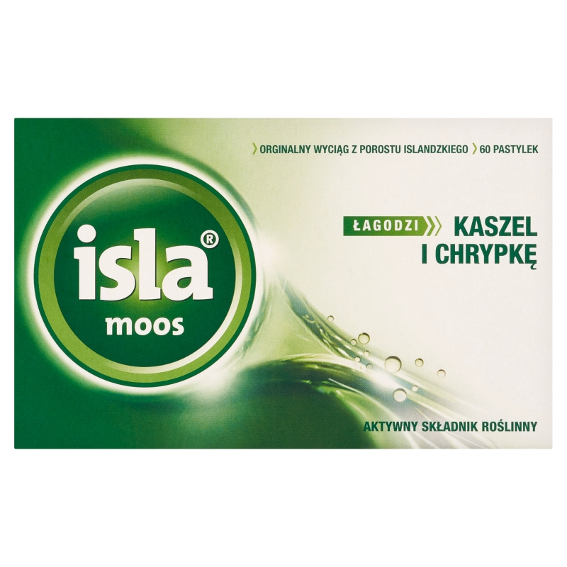 Isla-Moos pastylki do ssania na kaszel i chrypkę, 60 szt.