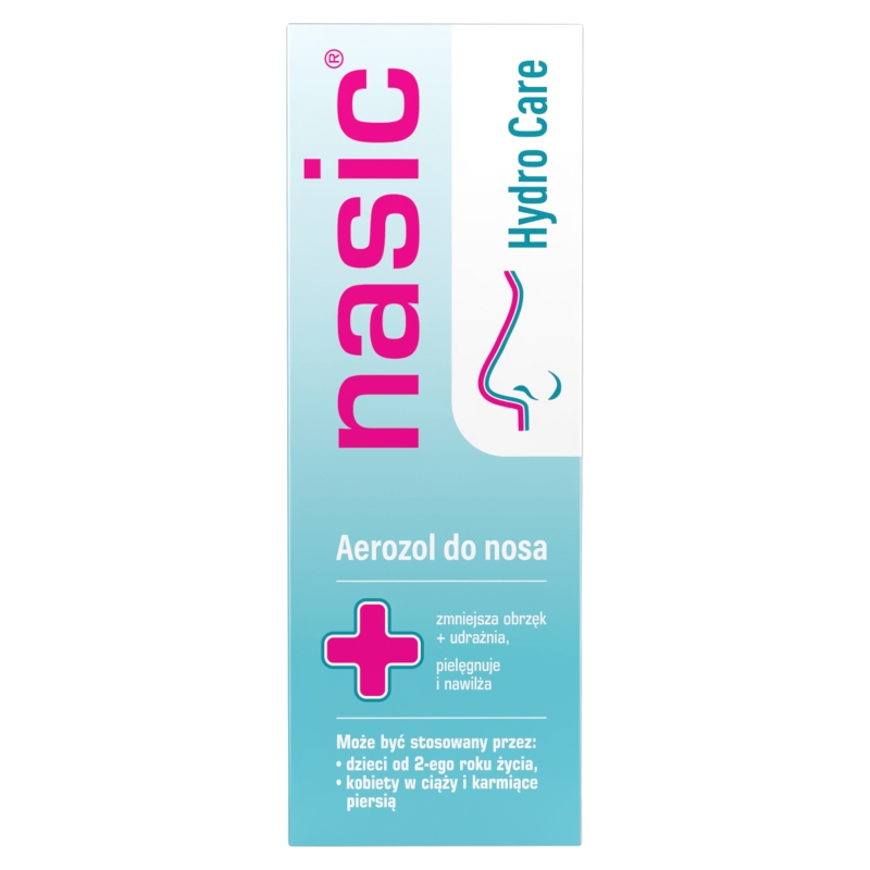 Nasic Hydro Care spray do nosa z solą hipertoniczną, 15 ml