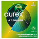 Durex Arouser, prezerwatywa prążkowana, 3 szt. prezerwatywa prążkowana, 3 szt.