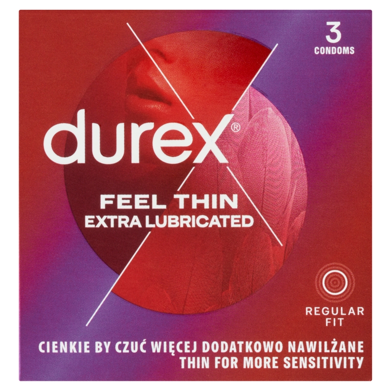 Durex Fetherlite Elite, ultracienkie prezerwatywy, 3 szt.