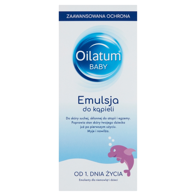 Oilatum Baby emulsja do kąpieli dla niemowląt od pierwszych dni życia, 500 ml