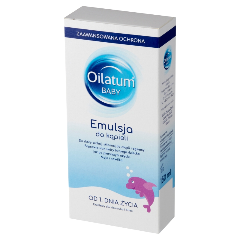Oilatum Baby, emulsja do kąpieli niemowląt, 150 ml