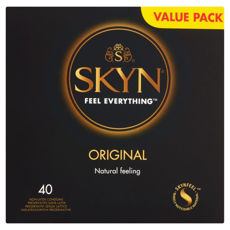 Skyn Original, prezerwatywy nielateksowe, 40 szt.