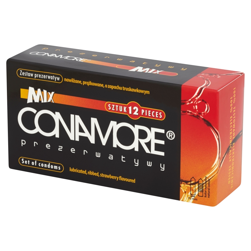 Conamore Mix, zestaw prezerwatyw 12 szt.