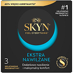 Unimil SKYN Extra Nawilżane prezerwatywy, 3 szt.