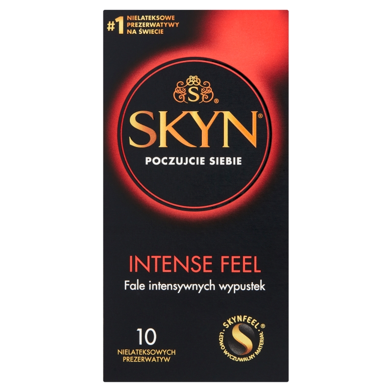 SKYN Intense Feel, prezerwatywy z wypustkami, 10 szt.