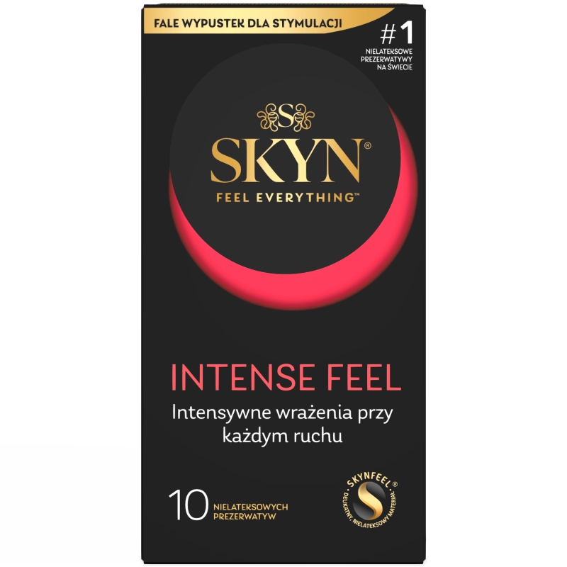 SKYN Intense Feel prezerwatywy z wypustkami, 10 szt.
