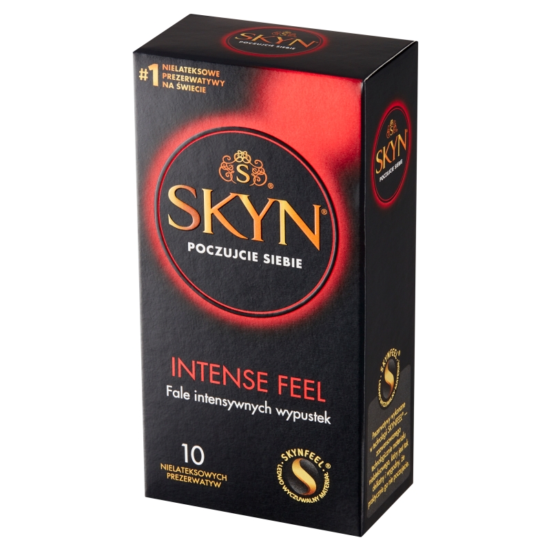 SKYN Intense Feel, prezerwatywy z wypustkami, 10 szt.