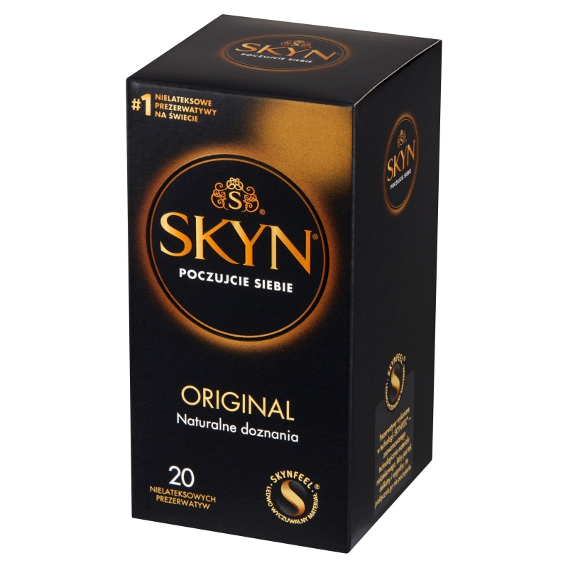 Unimil Skyn Original, nielateksowe prezerwatywy, 20 szt.