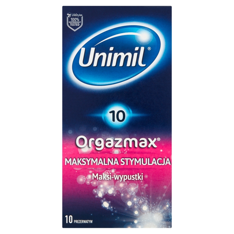 Unimil Orgazmax, prezerwatywy, 10 szt.