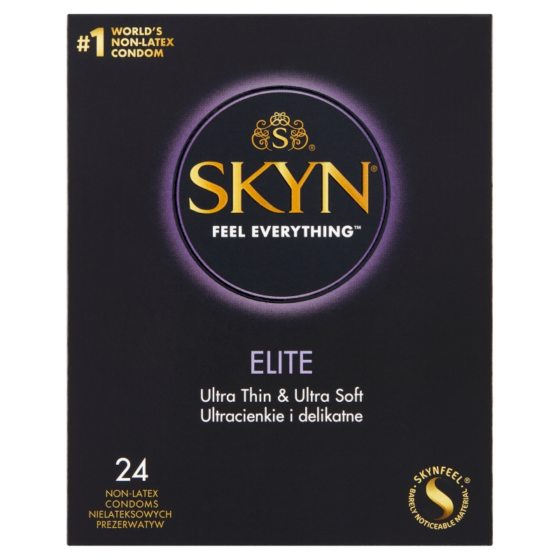 Unimil Skyn Elite, nielateksowe prezerwatywy, 24 szt.