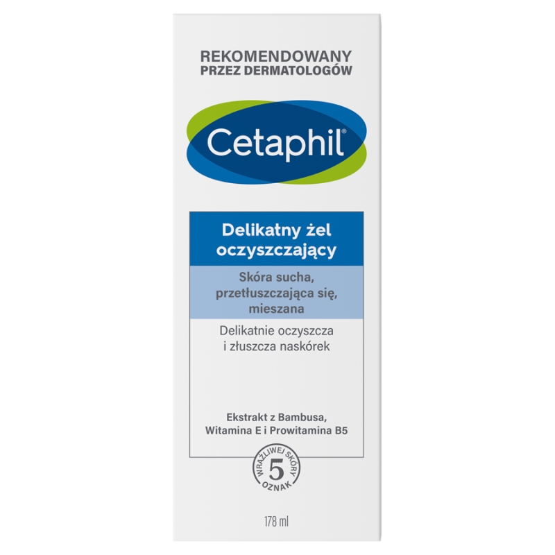 Cetaphil, żel delikatny oczyszczający, 178 ml