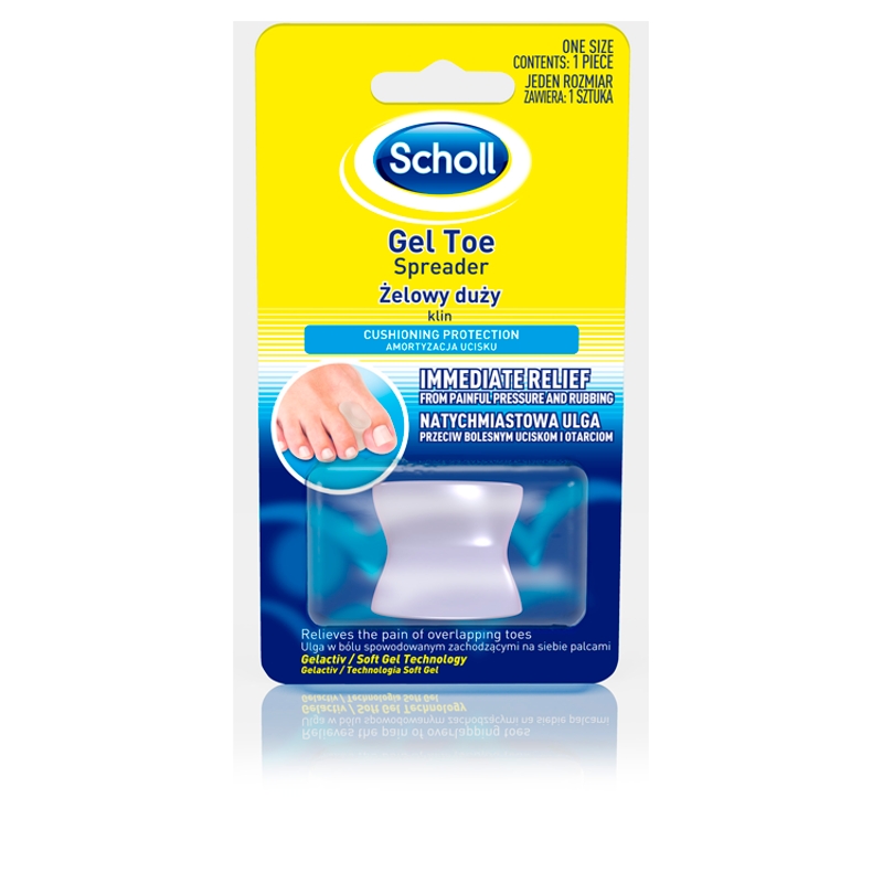 Scholl Gelactiv,  klin żelowy duży międzypalcowy, 1 szt.
