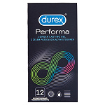 Durex Performa Now Easy-on prezerwatywy przedłużające stosunek, 12 szt.