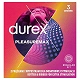 Durex PleasureMax, prezerwatywy ze zwiększoną ilością lubrykantu, 3 szt. prezerwatywy ze zwiększoną ilością lubrykantu, 3 szt.