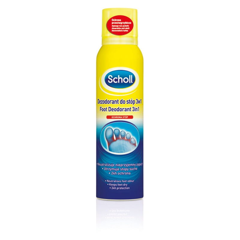 Scholl Dezodorant, aerozol do stóp, 150 ml