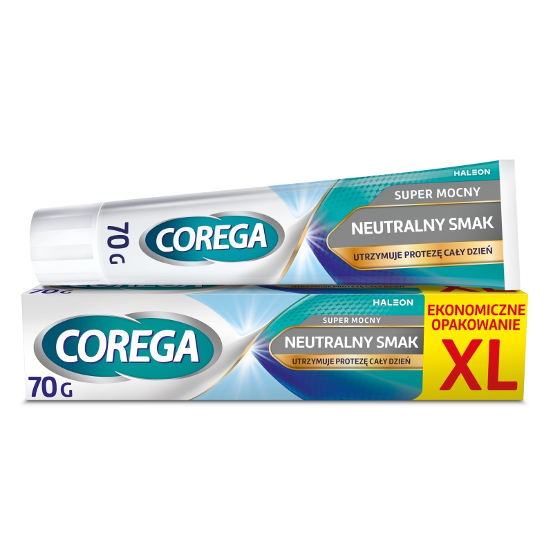 COREGA Super Mocny, neutralny smak XL krem do protez 70g
