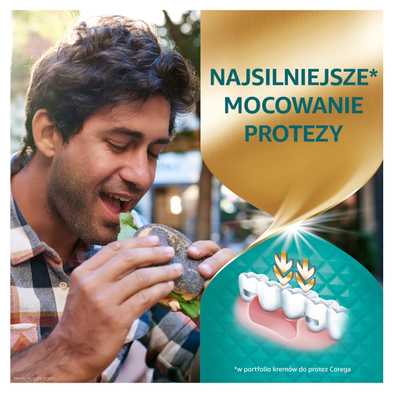 Corega Max Mocowanie + Osłona , krem mocujący do protez zębowych o miętowym smaku, 40 g